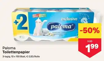 MPreis Paloma Toilettenpapier Angebot