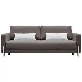 Möbelix 3-Sitzer-Sofa mit Schlaffunkt. Lilli mit Kissen Grau Angebot