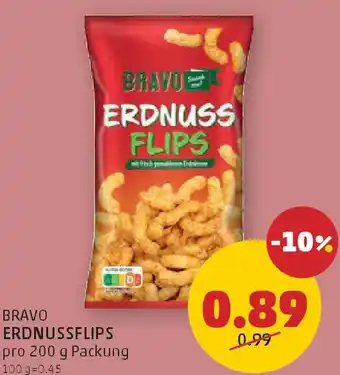 PENNY Bravo erdnussflips Angebot
