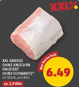 PENNY Xxl karree ohne knochen halbiert ohne schwarte Angebot