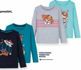 Hofer Paw Patrol Kleinkinder-Langarmshirt Angebot