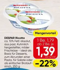 Spar DESPAR Ricotta Angebot