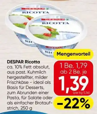 Spar DESPAR Ricotta Angebot