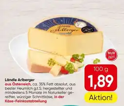 Spar Ländle Arlberger Angebot