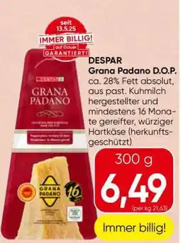 Spar DESPAR Grana Padano D.O.P Angebot