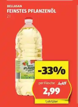 Hofer BELLASAN FEINSTES PFLANZENÖL Angebot