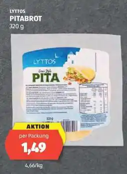 Hofer LYTTOS PITABROT 320 g Angebot