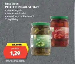 Hofer KING'S CROWN PFEFFERONI MIX SCHARF Angebot