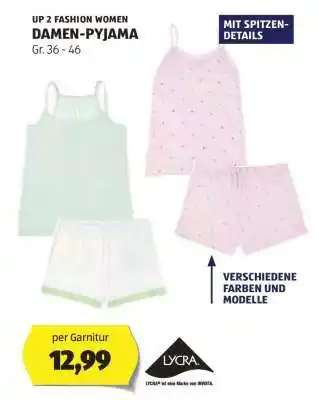 Hofer UP 2 FASHION WOMEN DAMEN-PYJAMA Angebot