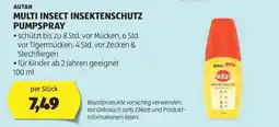 Hofer AUTAN MULTI INSECT INSEKTENSCHUTZ PUMPSPRAY Angebot