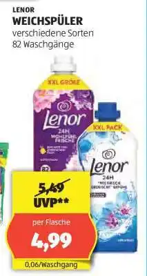 Hofer Lenor Weichspüler Angebot