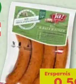 ADEG ja!natürlich Bio-Käsekrainer Angebot