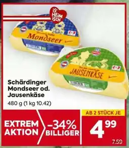 Billa Schärdinger Mondseer od. Jausenkäse Angebot