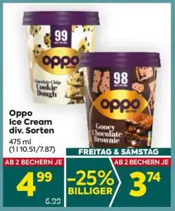 Billa Oppo Ice Cream div. Sorten Angebot