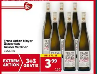 Billa Franz Anton Mayer Österreich Grüner Veltliner Angebot