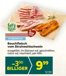 Billa Bauchfleisch vom Strohwohlschwein Angebot