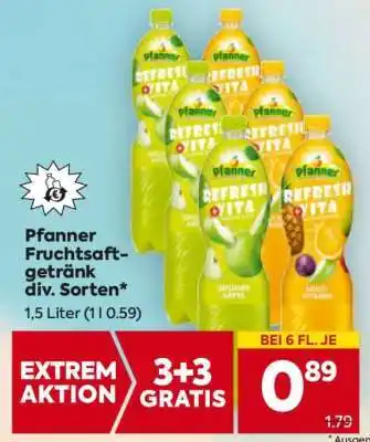 Billa Pfanner Fruchtsaftgetränk div. Sorten Angebot