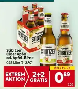 Billa Stibitzer Cider Apfel od. Apfel-Birne Angebot