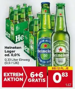 Billa Heineken Lager 0,0% Angebot