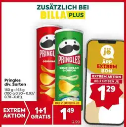 Billa Pringles div. Sorten Angebot