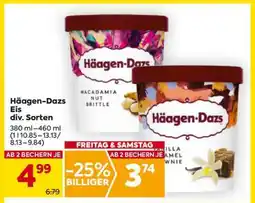 Billa Häagen-Dazs Eis div. Sorten Angebot