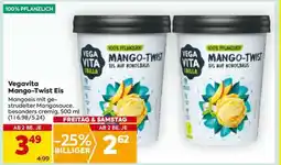 Billa Vegavita Mango-Twist Eis Angebot