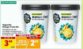 Billa Vegavita Mango-Twist Eis Angebot