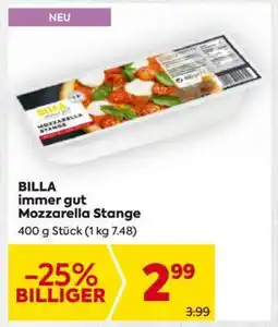 Billa BILLA immer gut Mozzarella Stange Angebot