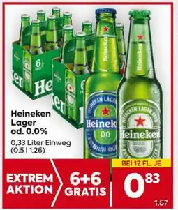 Billa Heineken Lager od. 0.0 % Angebot