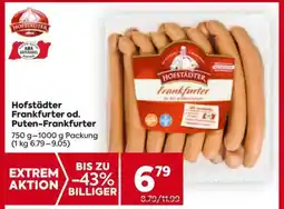 Billa Hofstädter Frankfurter od. Puten-Frankfurter Angebot