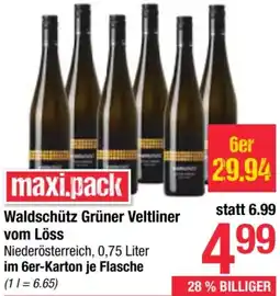 Maximarkt Waldschütz Grüner Veltliner vom Löss Angebot