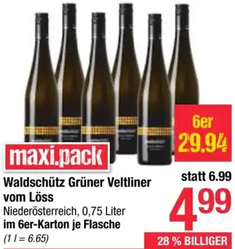 Maximarkt Waldschütz Grüner Veltliner vom Löss Angebot