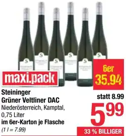 Maximarkt Steininger Grüner Veltliner DAC Angebot
