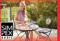 Maximarkt Simpex Basic Mosaik Bistro-Set Angebot