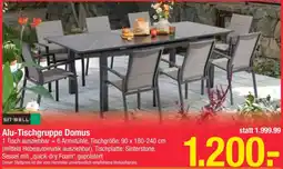Maximarkt Alu-Tischgruppe Domus Angebot