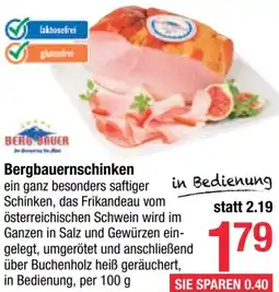 Maximarkt Bergbauernschinken Angebot