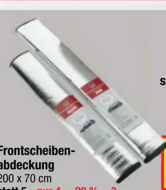 Maximarkt Frontscheibenabdeckung Angebot
