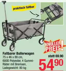 Maximarkt Faltbarer Bollerwagen Angebot