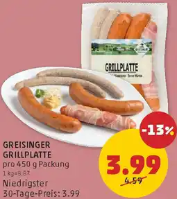 PENNY Greisinger grillplatte Angebot