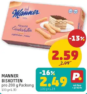 PENNY Manner biskotten Angebot