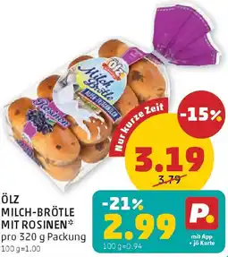 PENNY Ölz milch-brötle mit rosinen Angebot