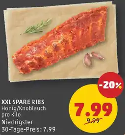 PENNY Xxl spare ribs Angebot
