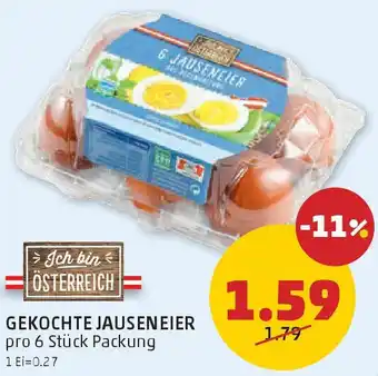 PENNY Gekochte jauseneier Angebot