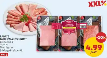 PENNY Radatz familien aufschnitt Angebot