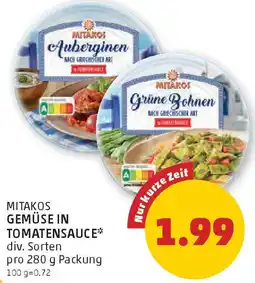 PENNY Mitakos gemüse in tomatensauce Angebot