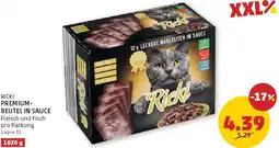 PENNY Ricki premium- beutel in sauce Angebot