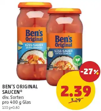 PENNY Ben's original saucen Angebot