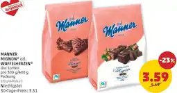 PENNY Manner mignon od. waffelherzen Angebot