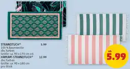 PENNY Hamam-strandtuch Angebot