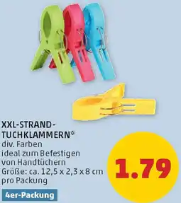 PENNY Xxl-strand- tuch klammern Angebot